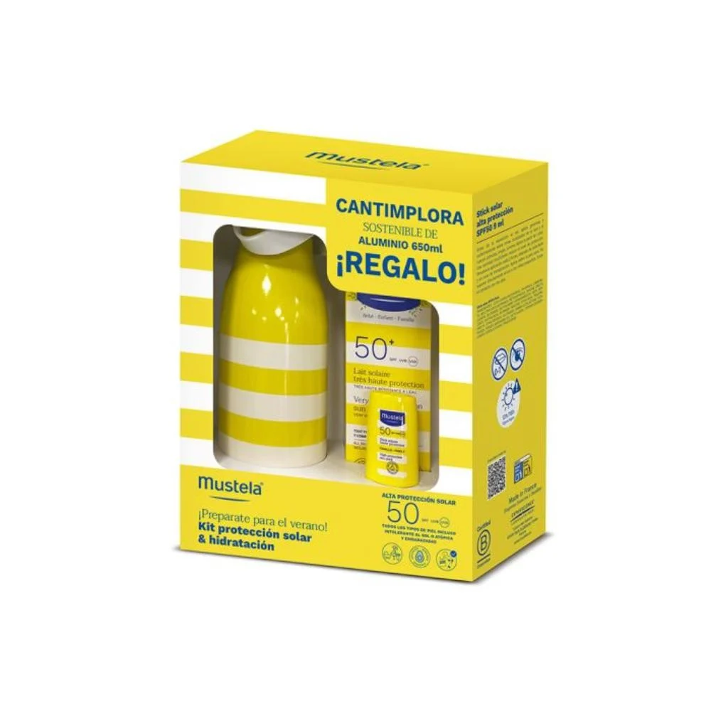 MUSTELA Angebotspaket Sonnenmilch mit sehr hohem Schutzfaktor LSF 50+ (100 ml) + Sonnenstick mit hohem Schutzfaktor LSF 50+ 9 ml