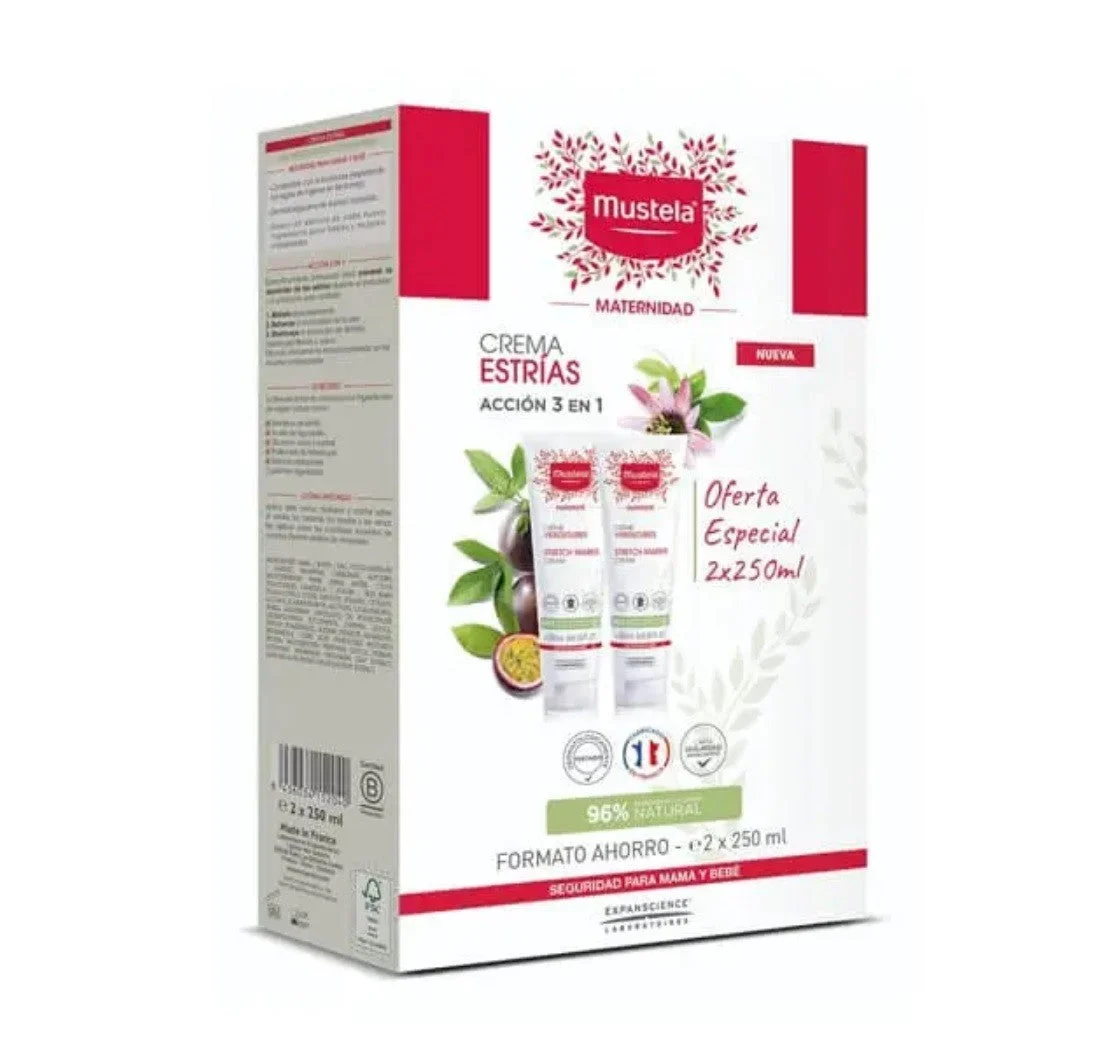 MUSTELA Anti-Dehnungsstreifen Schwangerschaft Duplo 2x250ml