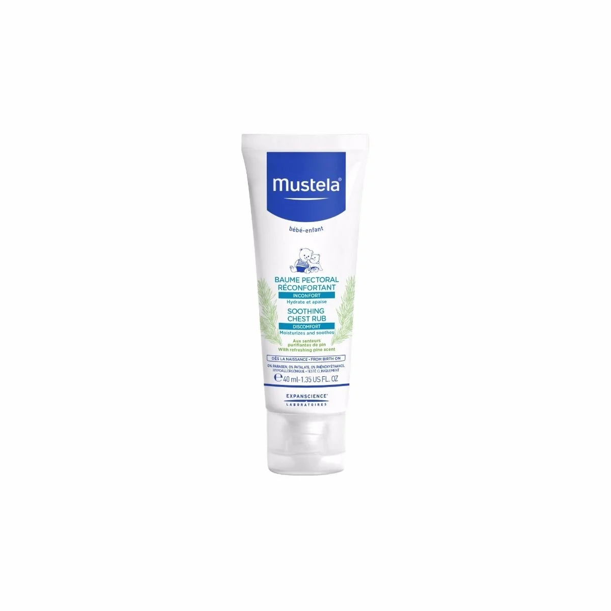 MUSTELA Beruhigender Brustbalsam, 40 ml