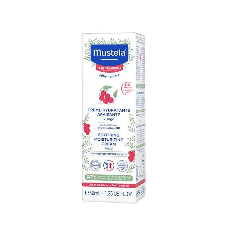 MUSTELA Comfort Feuchtigkeitsspendende Gesichtscreme mit Bio-Schisandra 40ml