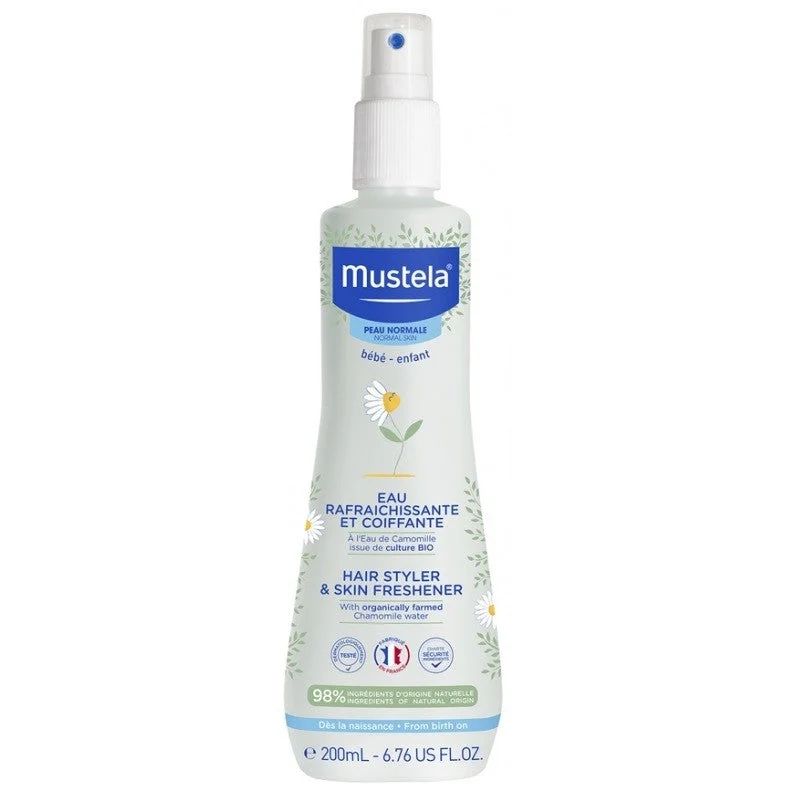 MUSTELA Erfrischendes Stylingwasser mit Bio-Kamillenwasser 200ml