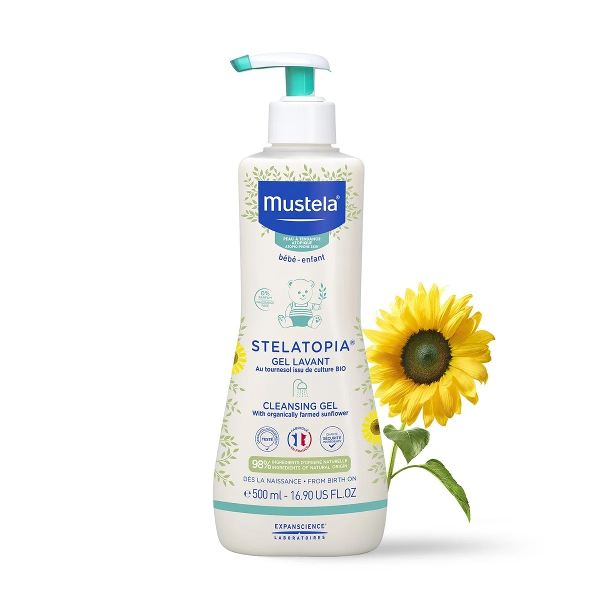 MUSTELA STELATOPIA Badegel 500ml