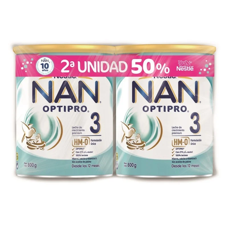 NAN 3 OPTIPRO DUPLO Wachstumsmilch 2x800g