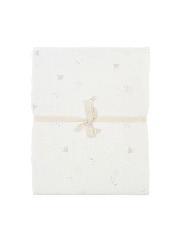Nanami Bird Babylaken - 75 x 120 cm - Off White