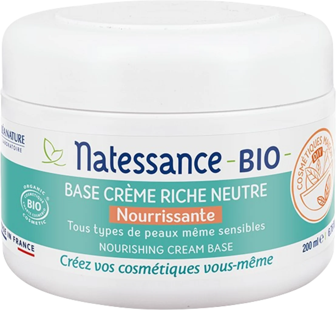Natessance DIY Neutrale & Reichhaltige Creme-Basis, 200 ml