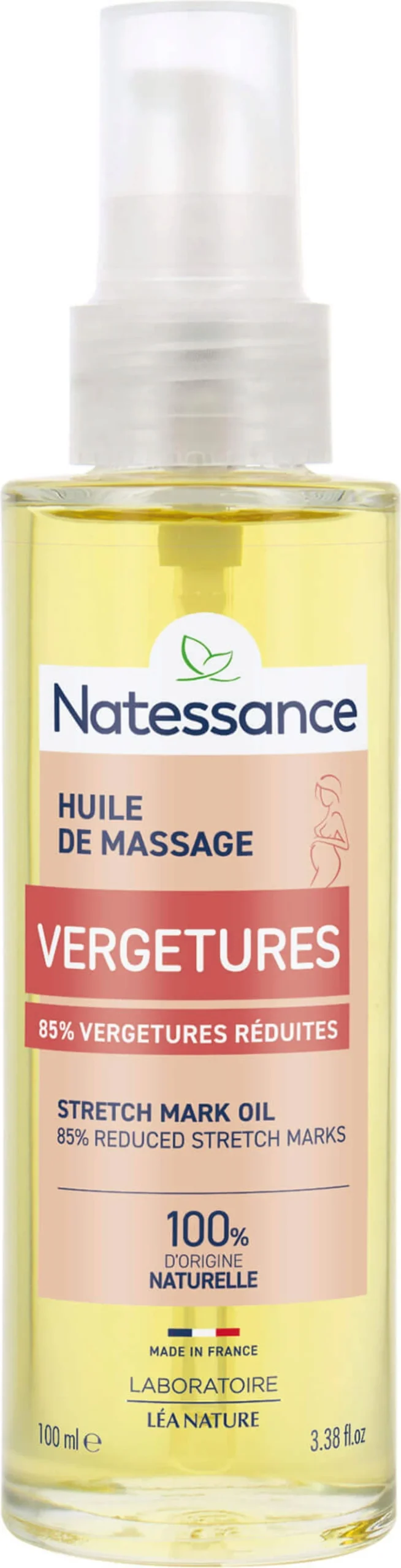 Natessance Massageöl "Dehnungsstreifen", 100 ml