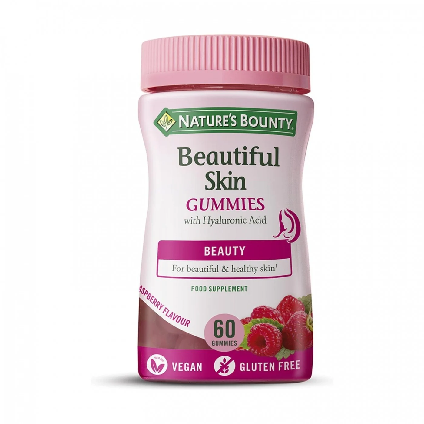 NATURE'S BOUNTY Gummies für schöne Haut mit Hyaluronsäure, 60 Gummies