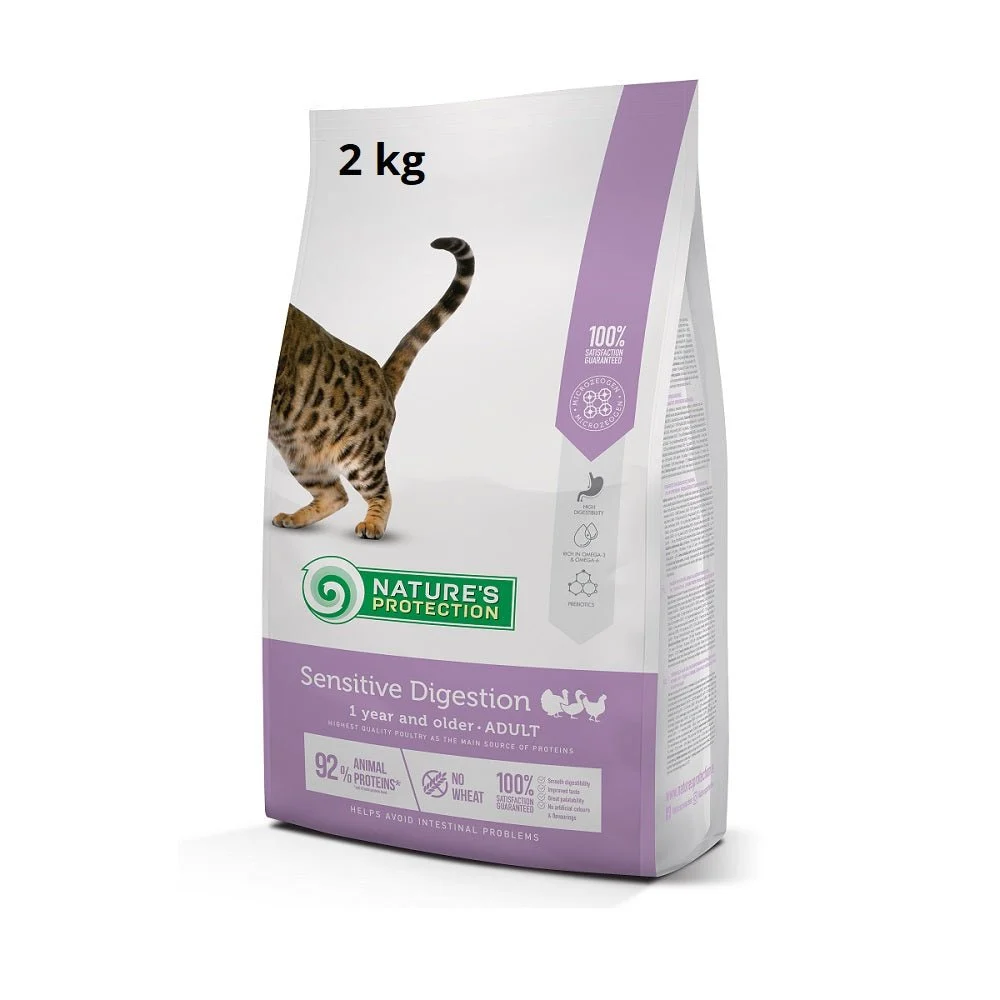 Nature's Protection Adult Cat Sensitive Digestion Kroketten Geflügel 2Kg