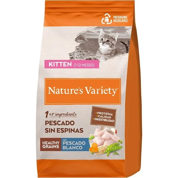 Nature's Variety Cat Healthy Grain Kitten Pescado Futter 1,25kg