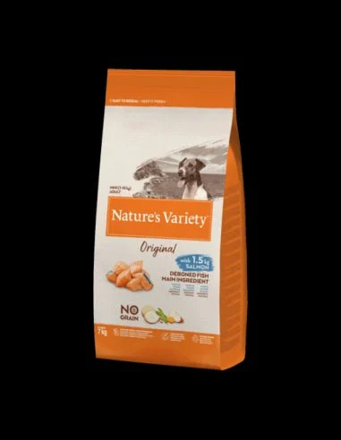 Nature's Variety Dog No Grain Adult Mini Lachs 7Kg