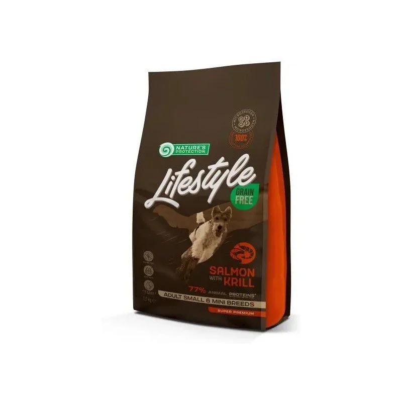 Natures Protection Dog Lifestyle Gf Small & Mini Lachs und Krill 1,5kg