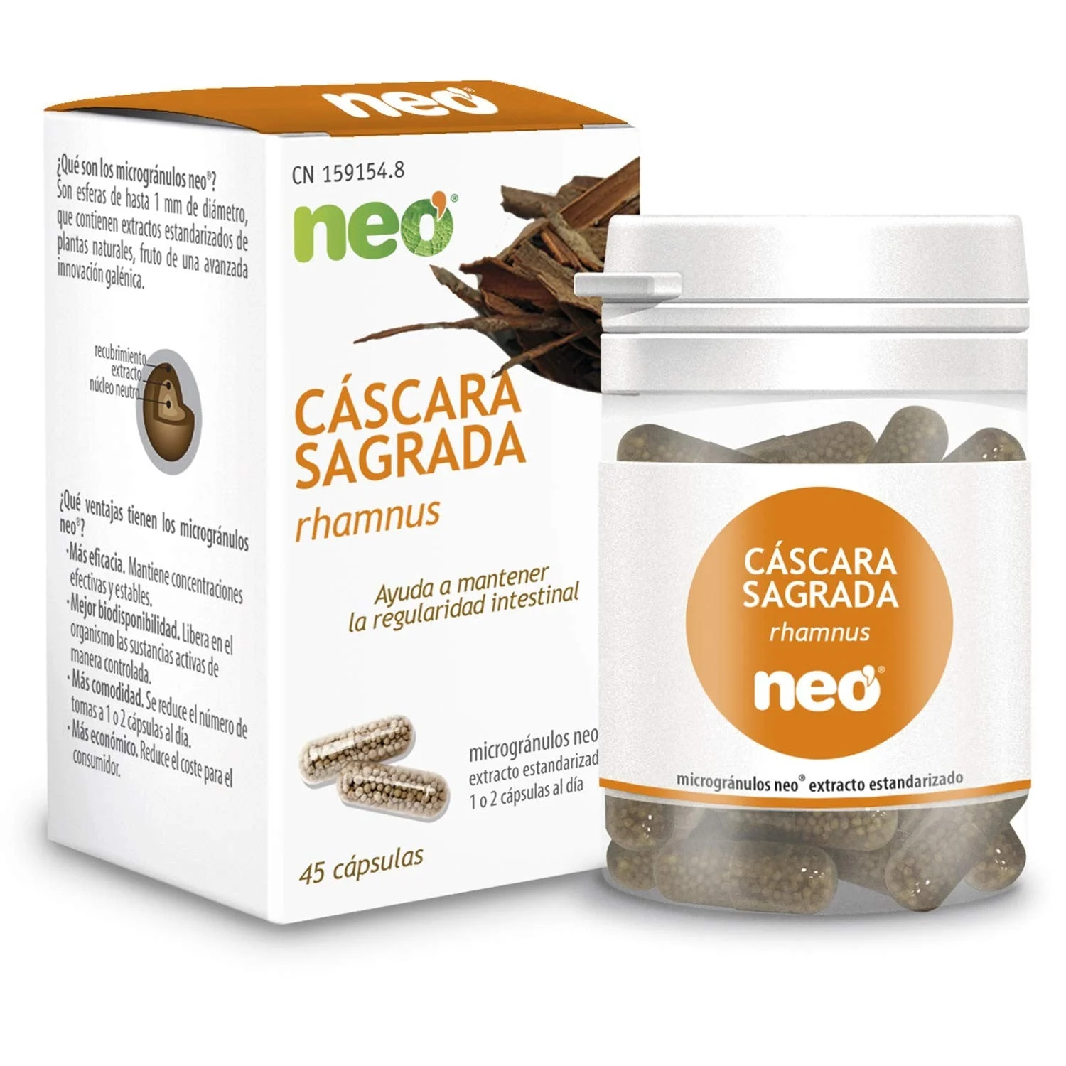 Neo Cascara Sagrada 45 Kapseln