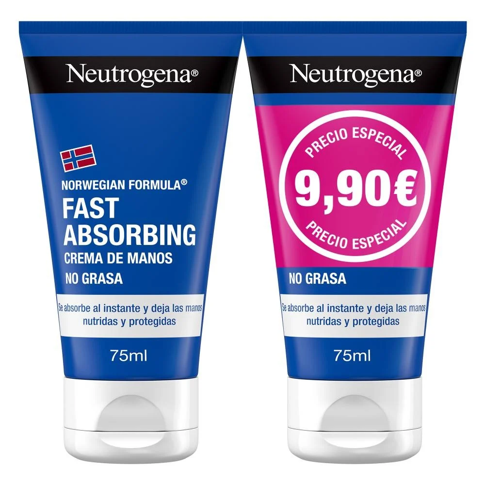 NEUTROGENA DUPLO Schnell einziehende Handcreme 2x75ml