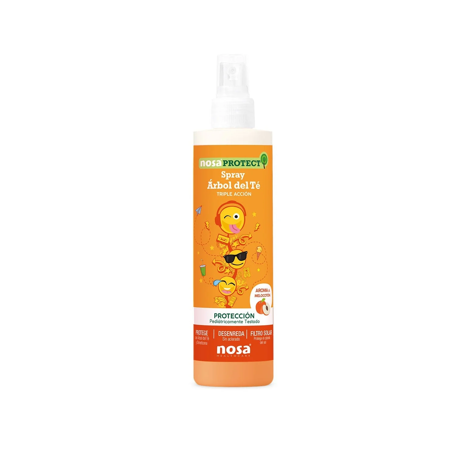 NosaProtect Teebaum-Pfirsich-Entwirrungsspray 250ml