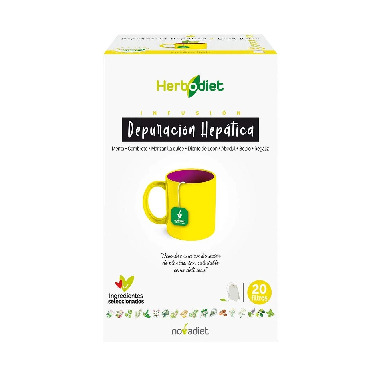 Novadiet Herbodiet Depur Hepatica 20 Filter