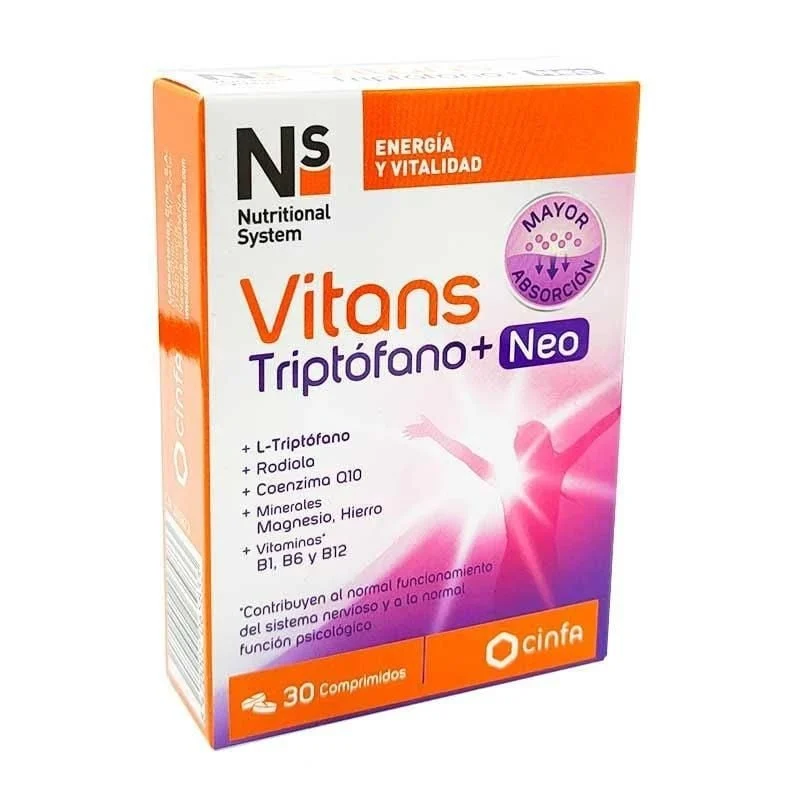 Nutritional System Vitans Triptófano+ Neo 30 Cápsulas