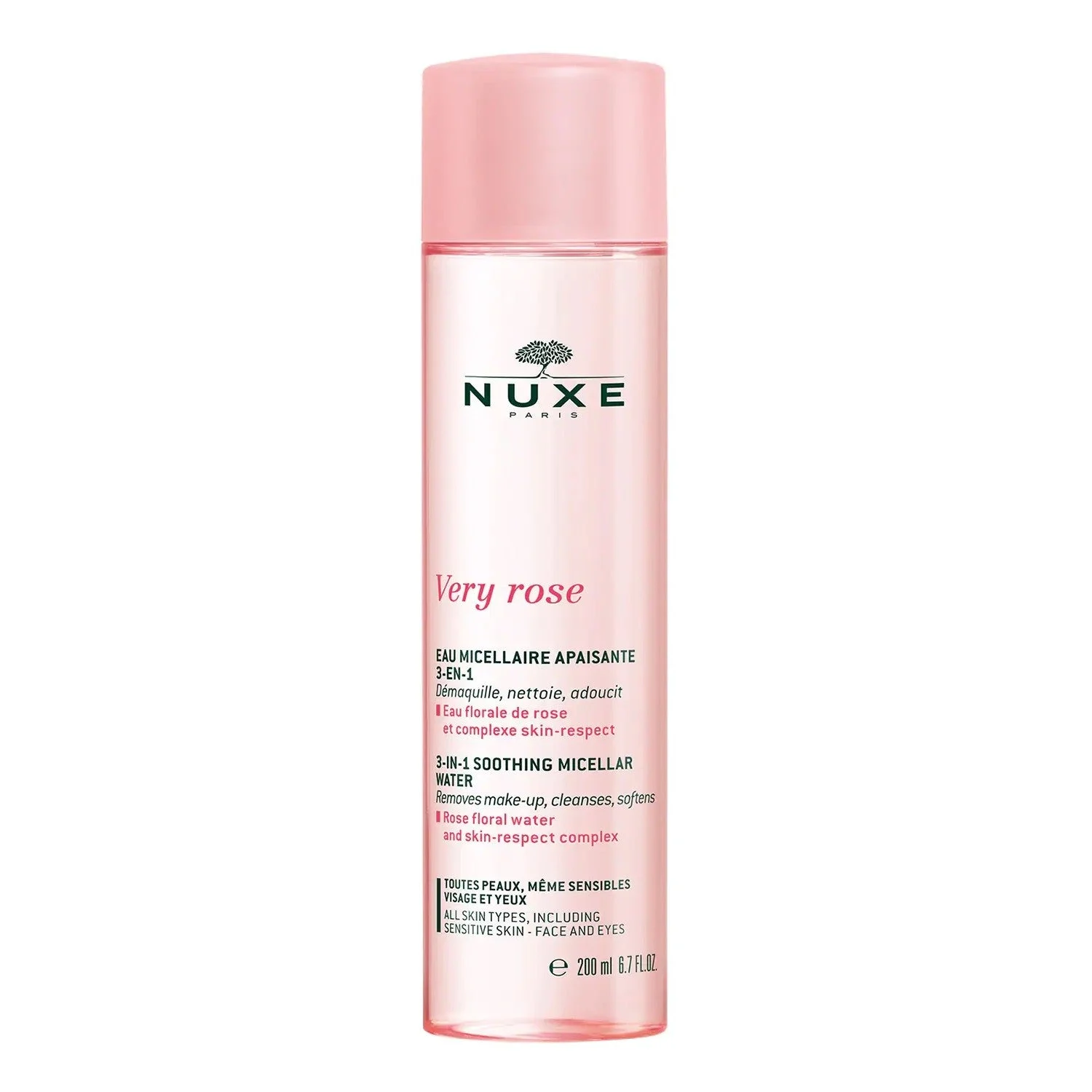 NUXE Beruhigendes Mizellenwasser 3 in 1 Very Rose 200ml