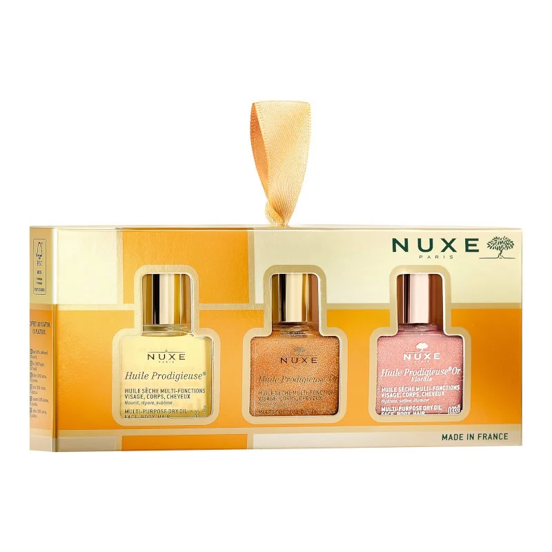 Nuxe Huile Prodigieuse Beauty Box 3 ikonische Öle