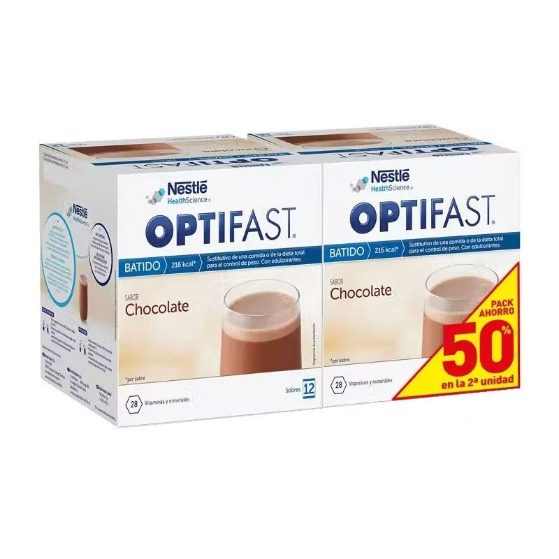 OPTIFAST Chocolate Shake 2x12 Beutel SPARPAKET Nestlé