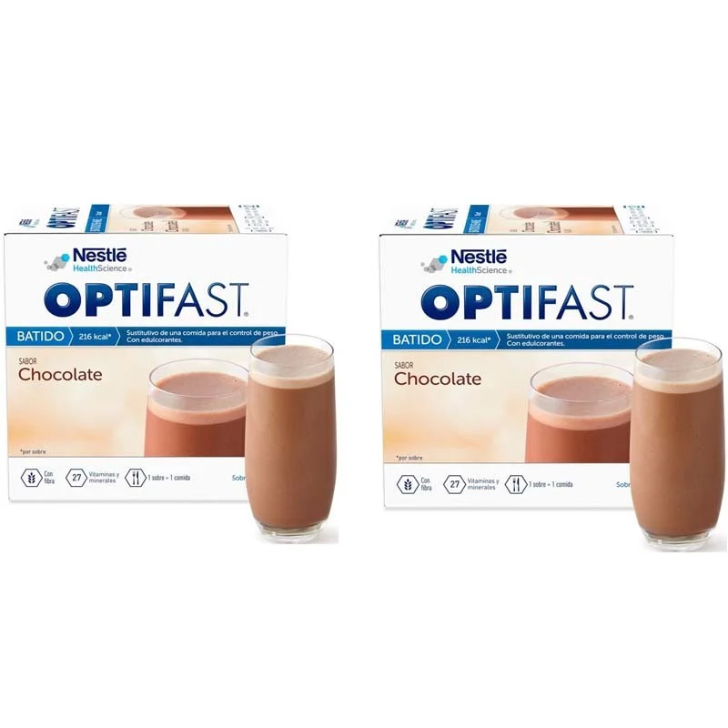 OPTIFAST DUPLO Schokoladenshake 2x12 Nestlé-Umschläge