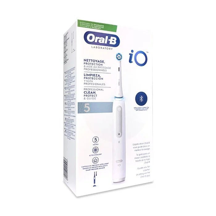 Oral-B iO 5 Laboratory Professional Weiße elektrische Zahnbürste