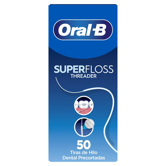 Oral-B Superfloss Zahnseide Ohne Wachs 50 Fasern