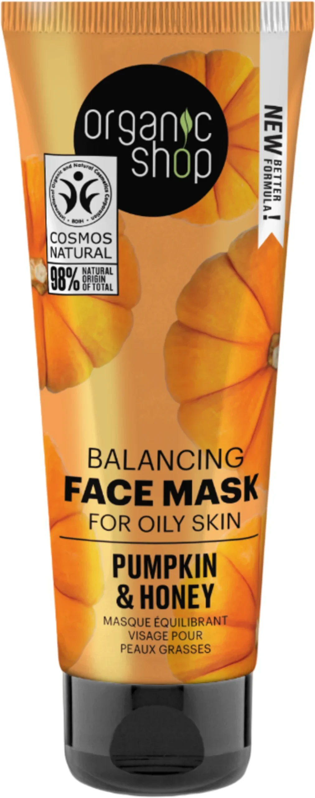 Organic Shop Balancing Face Mask Pumpkin & Honey, 75 ml