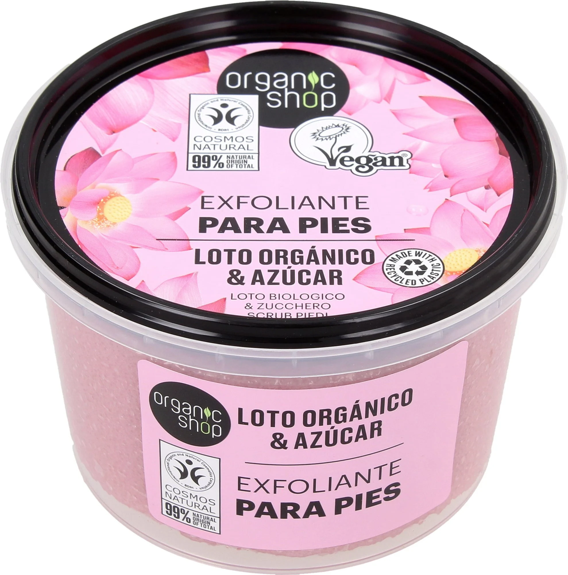Organic Shop Foot Scrub Sugar & Lotus, 280 ml
