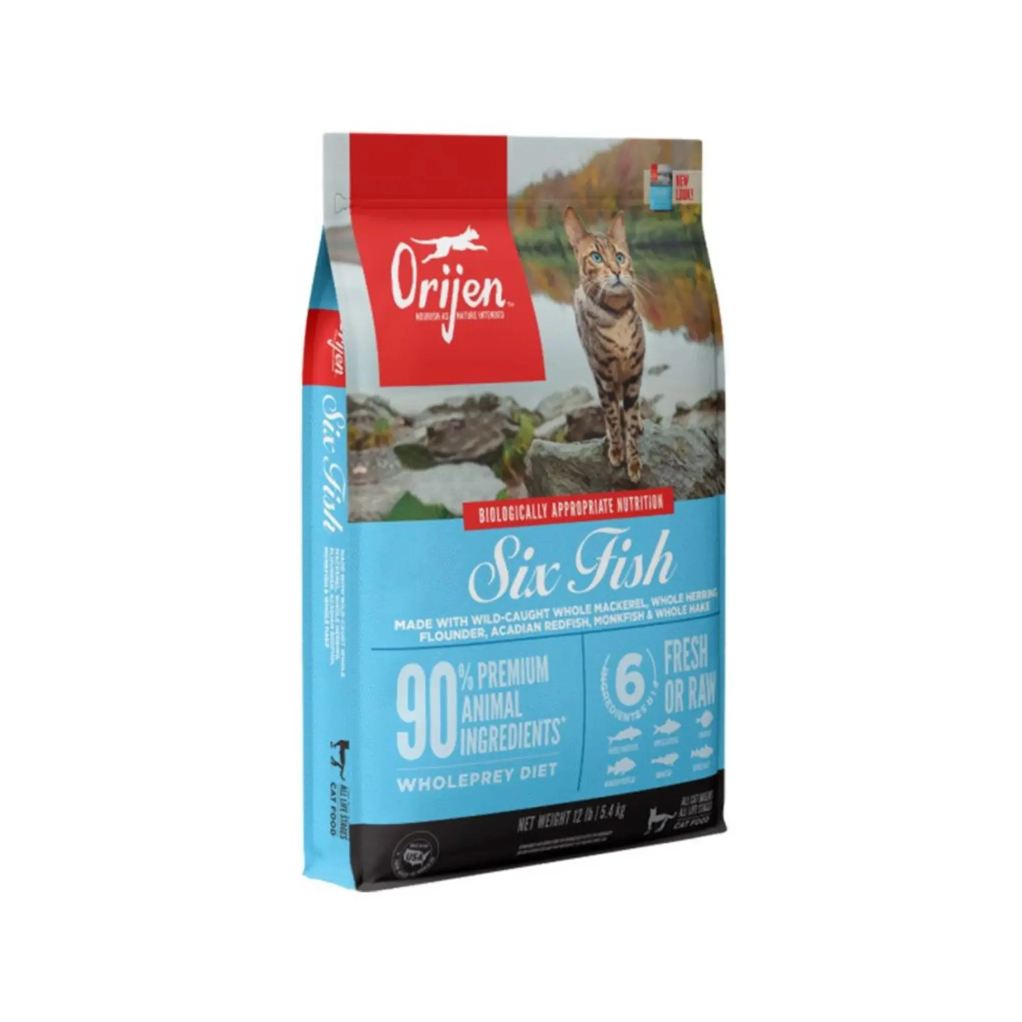 Orijen Feline Adult 6 Fische Trockenfutter 1,8Kg