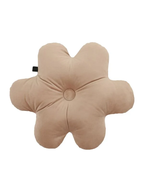 Overseas Flower Shape Samt Kissen – Rose