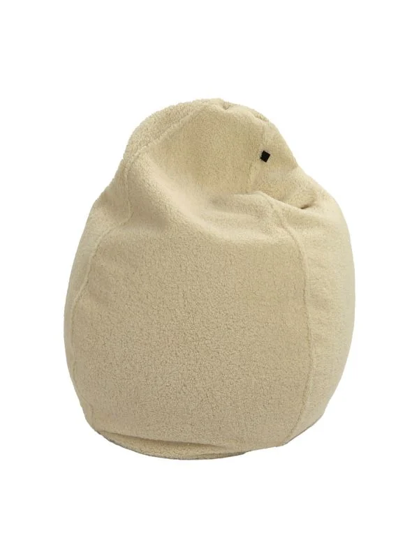 Overseas Pear Teddy Sitzsack - Off White