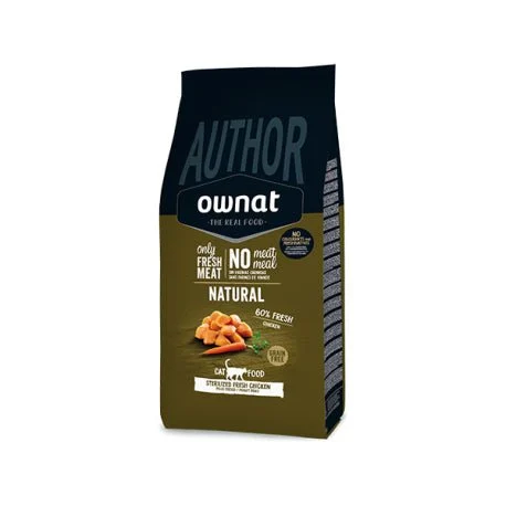 Ownat Author Futter für sterilisierte Katzen 3Kg