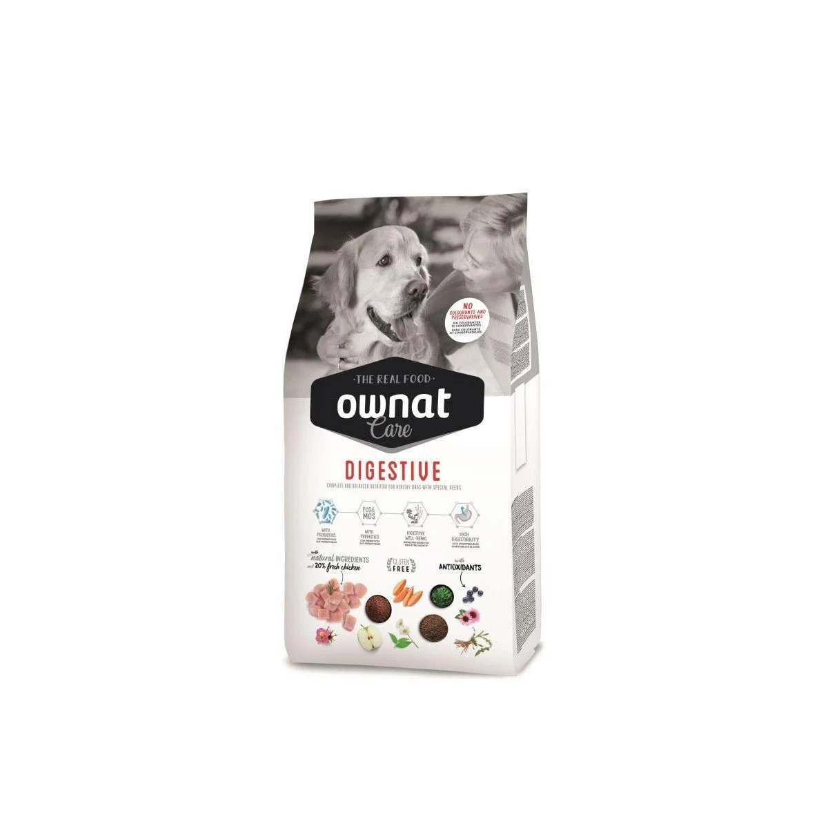 Ownat Care Digestive Huhn Trockenfutter 10Kg