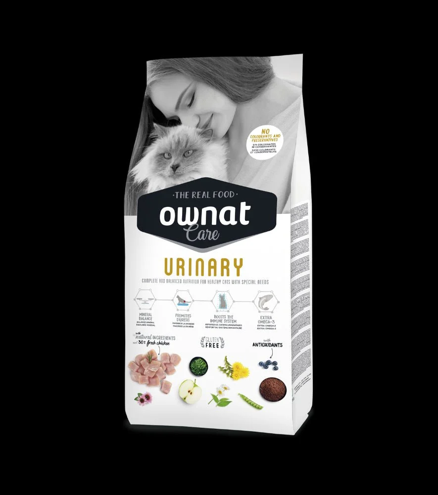 Ownat Care Urinary Futter für ausgewachsene Katzen 3Kg