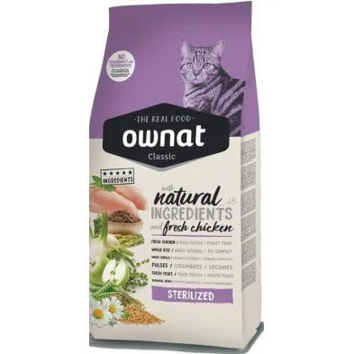 Ownat Classic Feline Adult Sterilized Trockenfutter für Katzen 15Kg