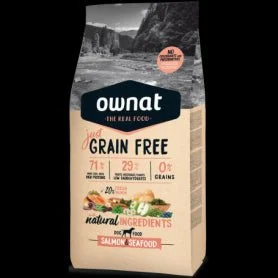 Ownat Just Canine Adult Grain Free Lachs Trockenfutter 3Kg
