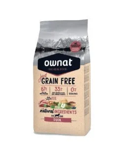 Ownat Just Canine Adult Grain Free Pato Saco de plástico 14kg