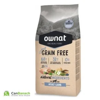 Ownat Just Grain Free Cordero Trockenfutter 3Kg