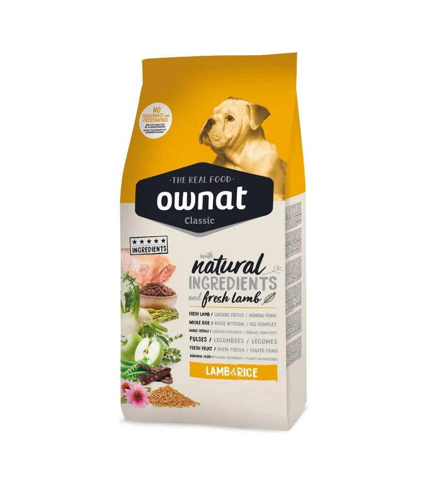 Ownat Ultra Medium Dog Lamm und Reis Futter 12Kg