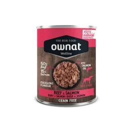 Ownat Wetline Ternera y Salmón Feuchtfutter für erwachsene Hunde 400g