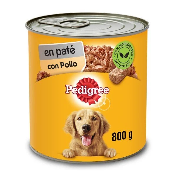 Pedigree Pollo Paté Feuchtfutter für Hunde 12 x 800g