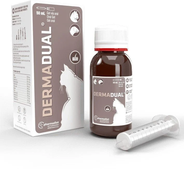 Pharmadiet Dermadual Gel für Katzen und Frettchen 55g