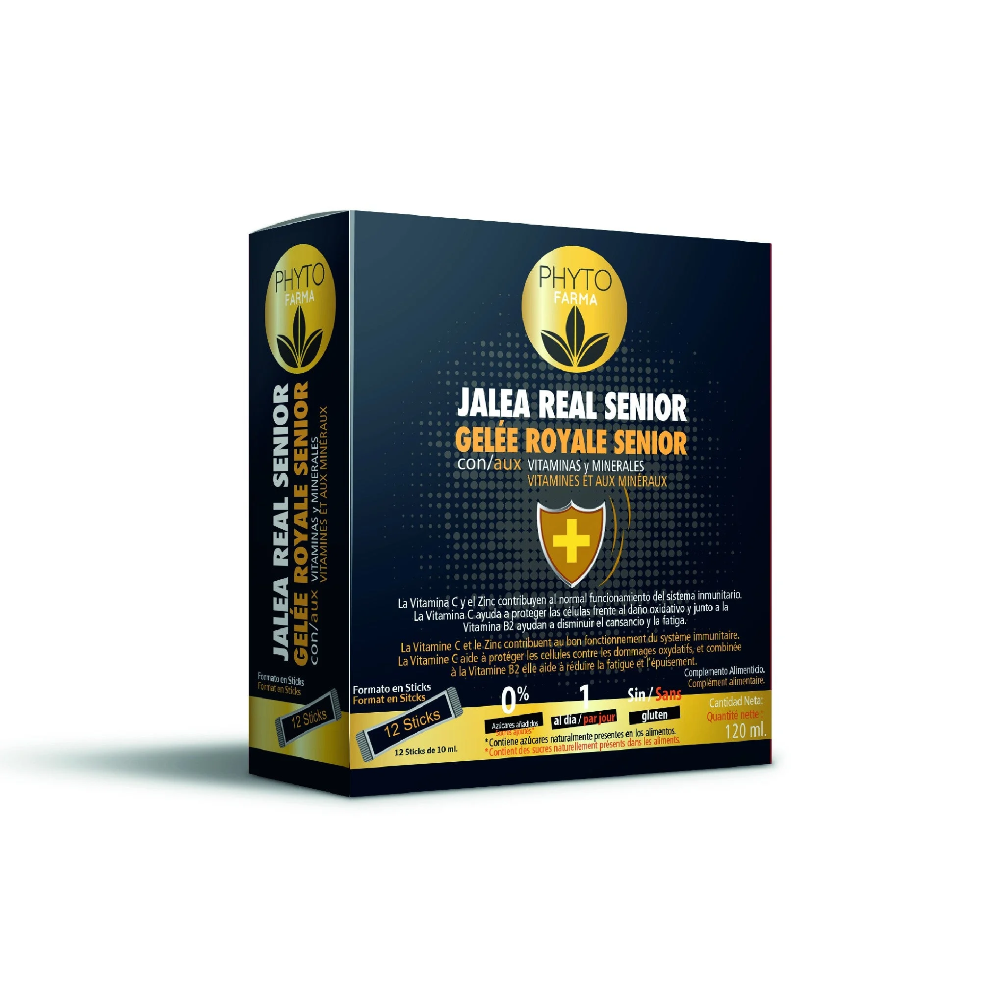 PHYTOFARMA Gelée Royale mit Ginseng + Schisandra 12 Sticks à 10ml