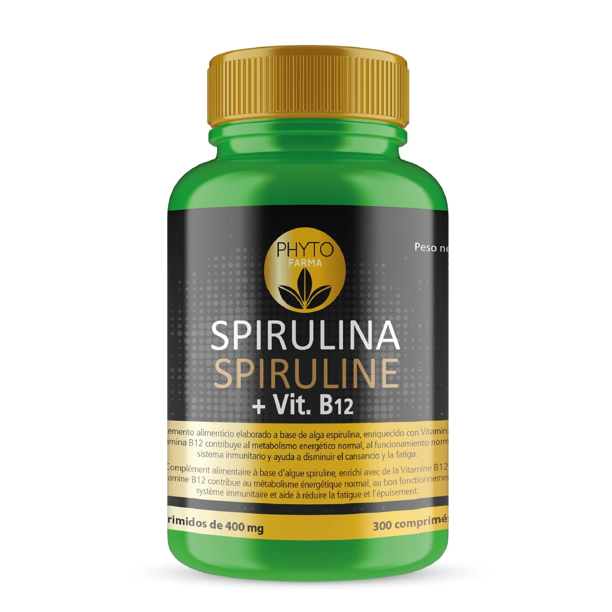 PHYTOFARMA Spirulina + Vitamin B12 300 Tabletten