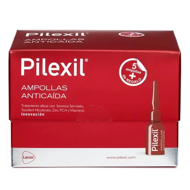 PILEXIL Anti-Haarausfall 15 Ampullen + 5 GESCHENKAMPULEN