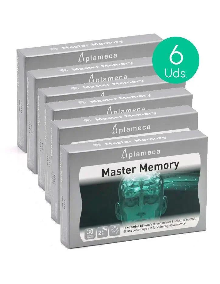 Plameca Master Memory 30 Kapseln Packung 6