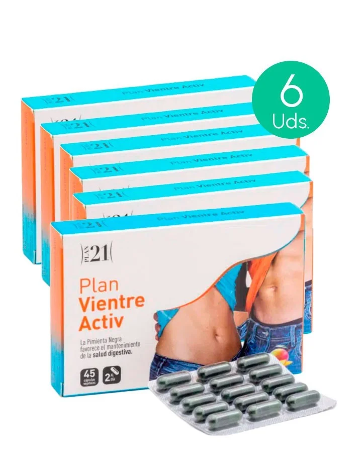 Plameca Plan Belly Activ 45 Gemüsekapseln Packung 6