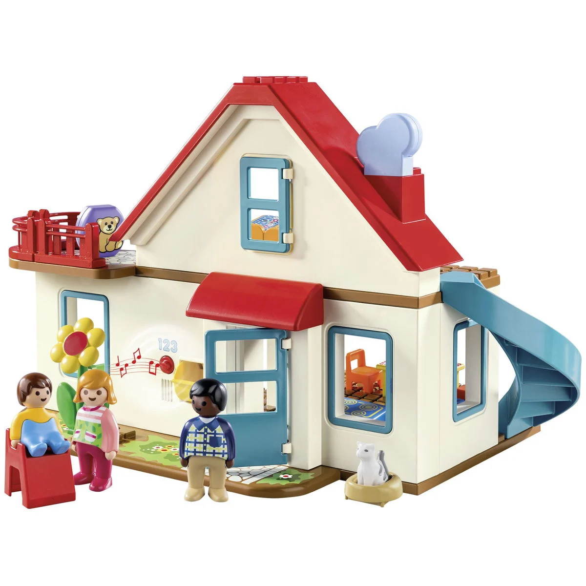 PLAYMOBIL1.2.3 70129 Einfamilienhaus