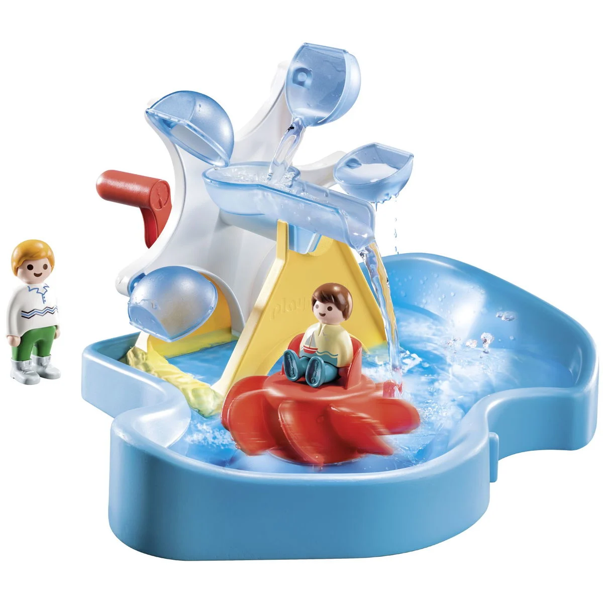 PLAYMOBIL1.2.3 70268 Wasserrad mit Karussell