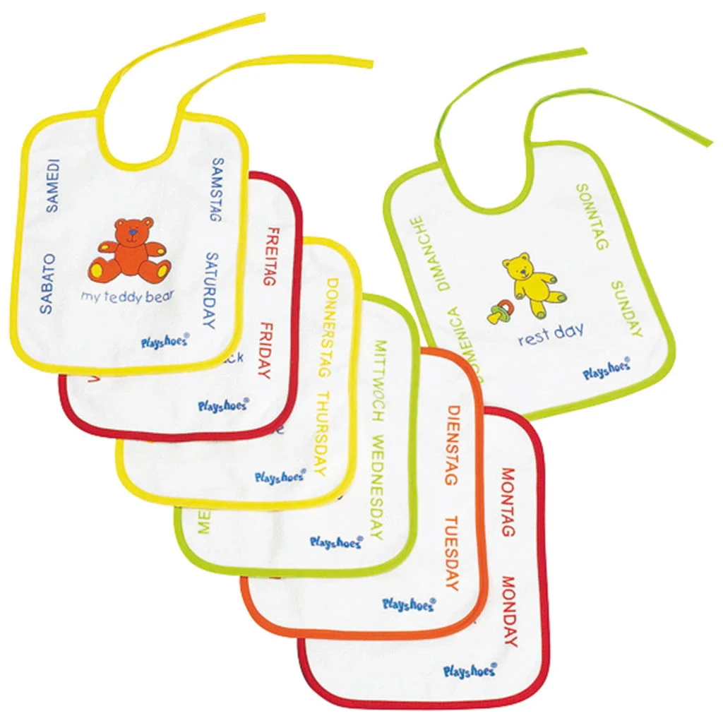 PlayshoesLätzchen 7er Pack Wochentage